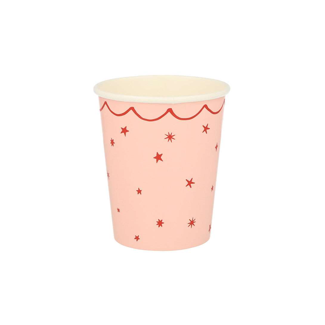 Our star party cup set features blue cups, pink cups and mint cups for the perfect paper cup selection.