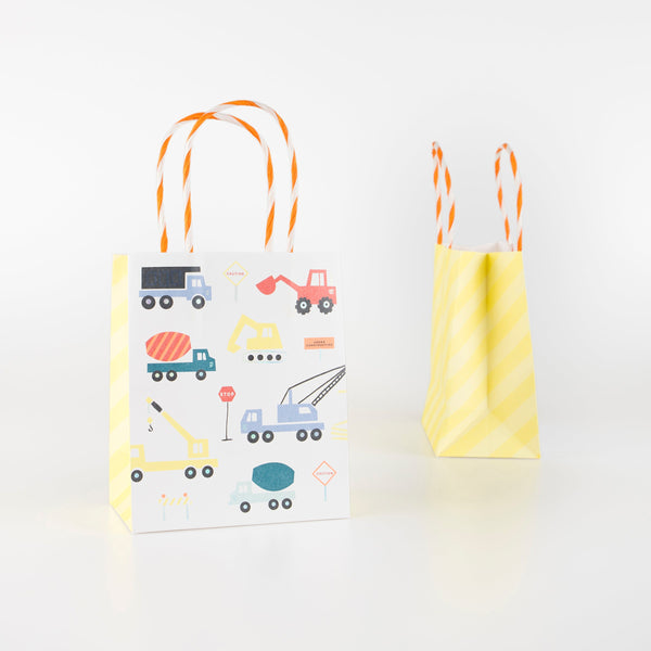 Our gift bags are perfect for a construction theme party. Image2