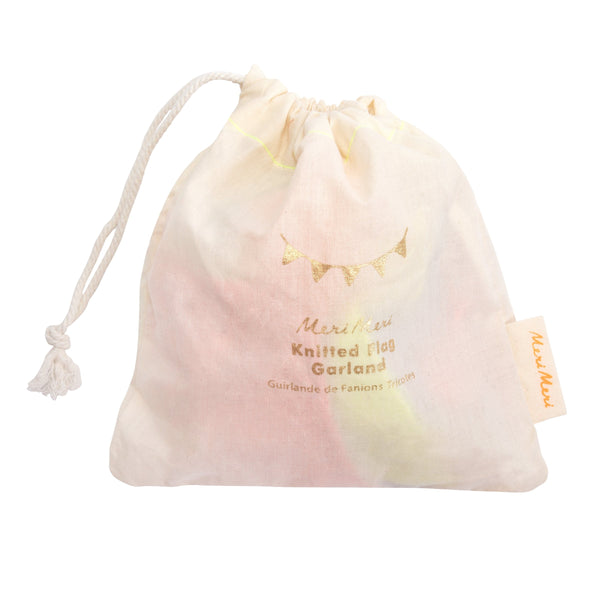 Multicolor Knitted Flag Garland Image4