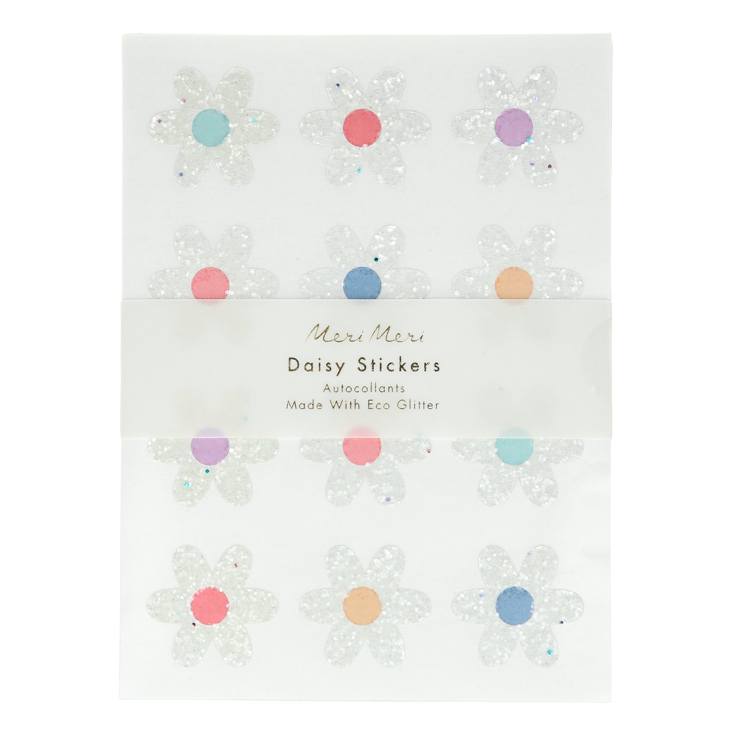 Meri Meri - Glitter Daisy Stickers