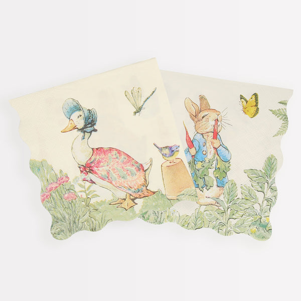 These gorgeous napkins are perfect for a Peter Rabbit party or as Easter napkins. Image4