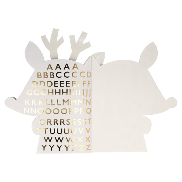 Our sticker book, in the shape of a reindeer, is a fabulous gift for creative kids. Image5