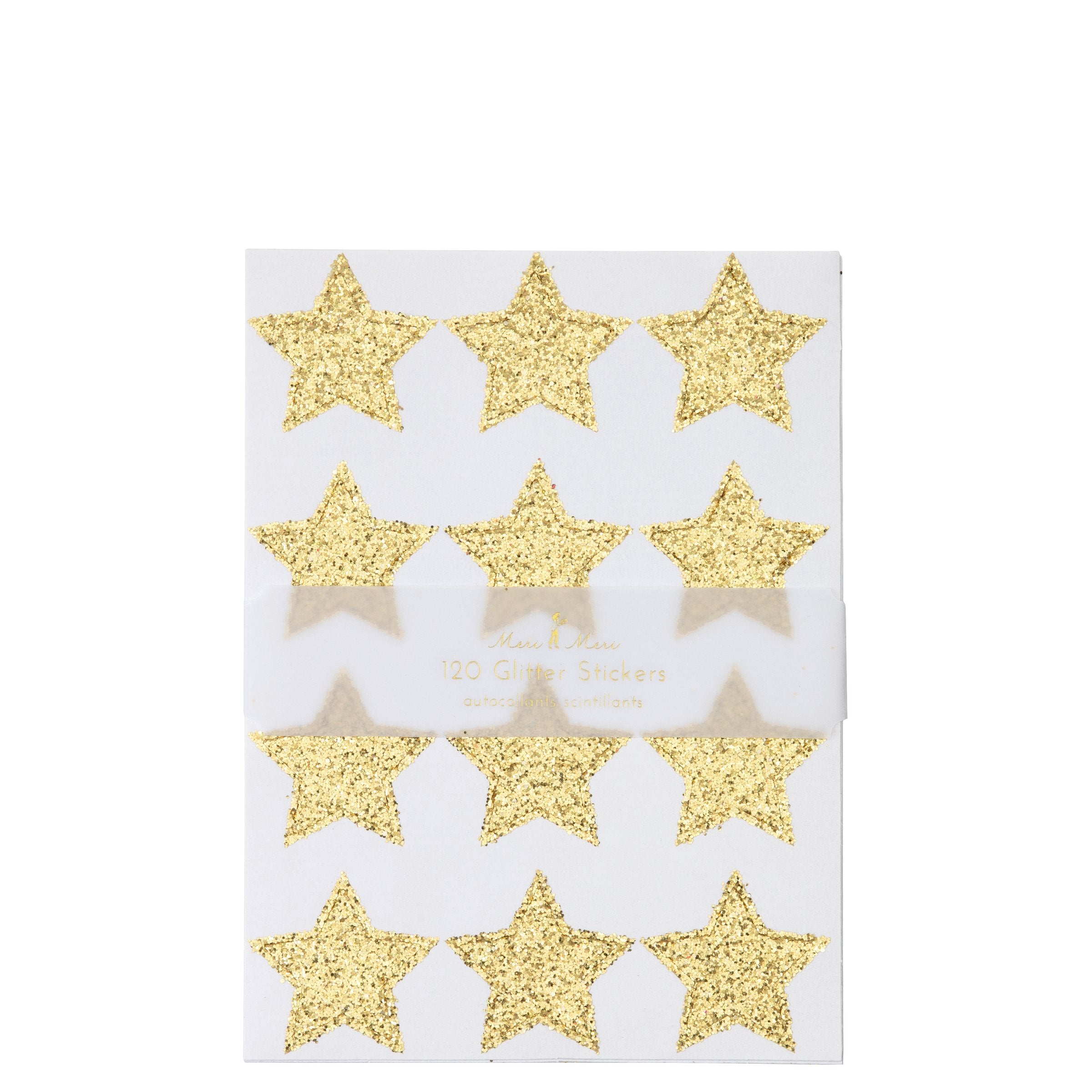  CustomyLife 8 Sheet 320pcs+ Glitter Gold Star Stickers