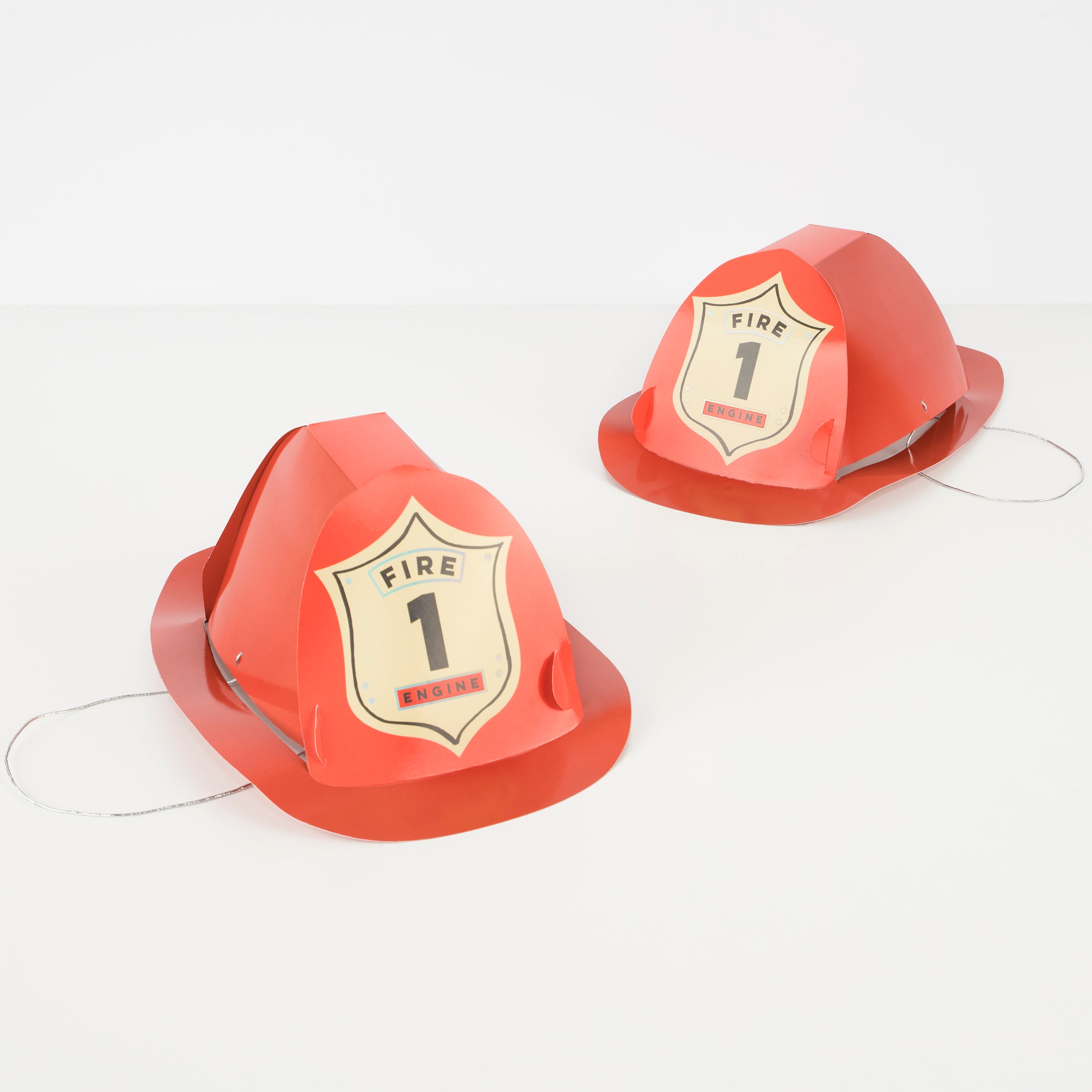 Our fabulous paper party hats are ideal for a firefighter birthday party.