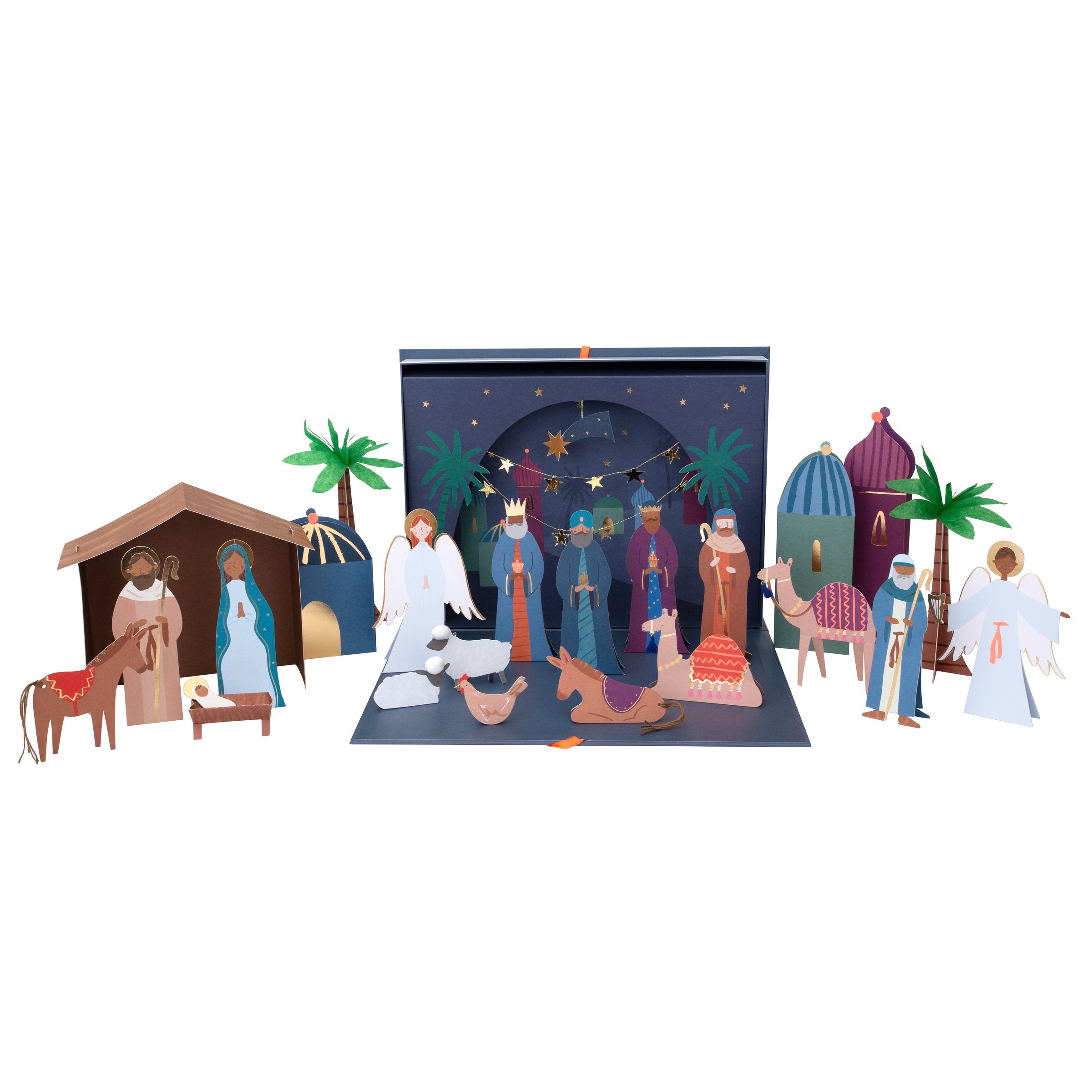 Create the nativity scene with this amazing advent calendar.