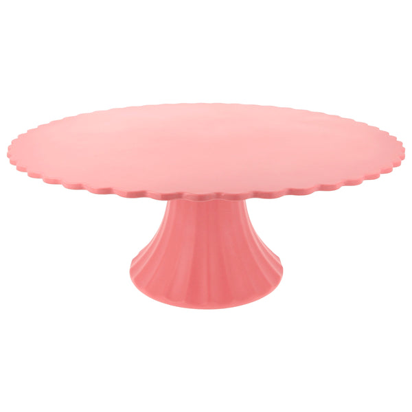 Large Pink Reusable Bamboo Cake Stand