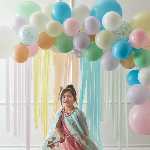 Pastel Balloon & Streamer Garland Image2