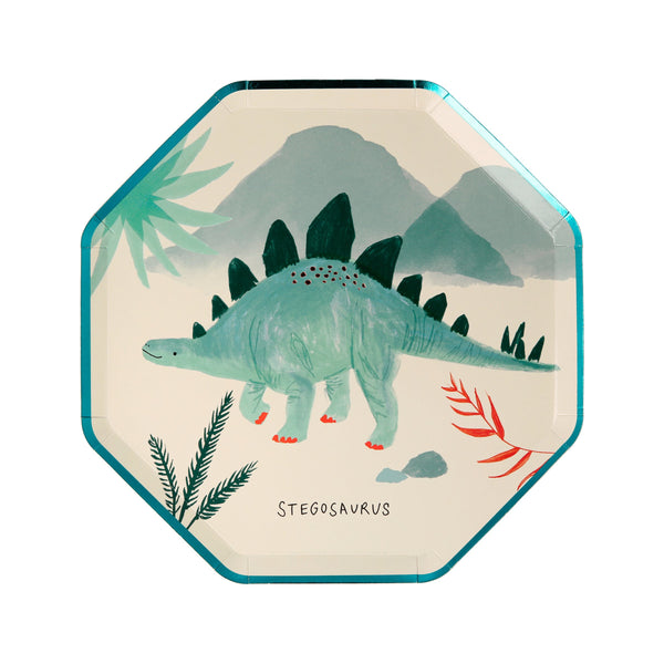 Our amazing paper plates with dinosaur designs are perfect to add to your dinosaur party supplies. Image8