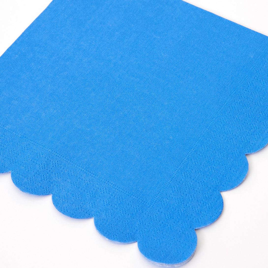 Bright Blue Large Napkins