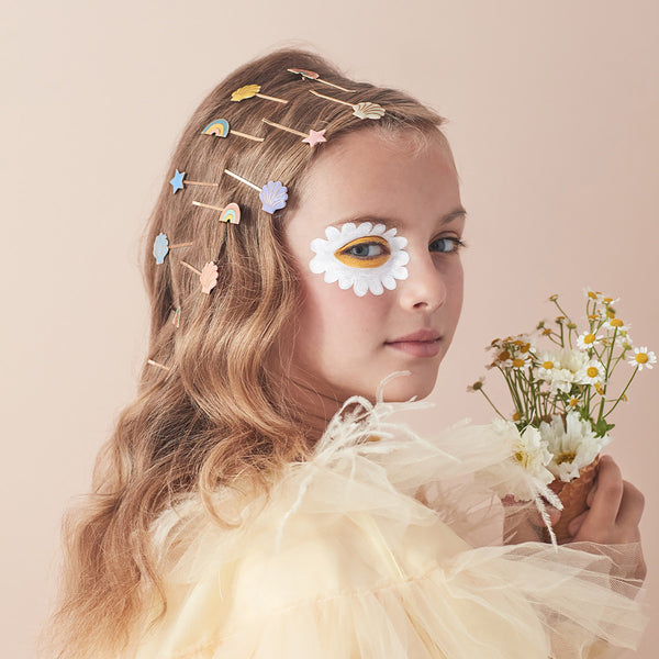 Enamel Star Hair Slides Image2