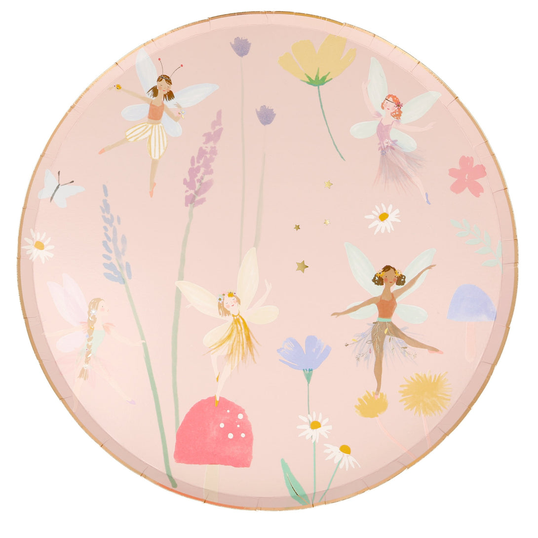 Our fairy birthday party collection includes a beautiful fairy party decoration and fairy themed tableware.