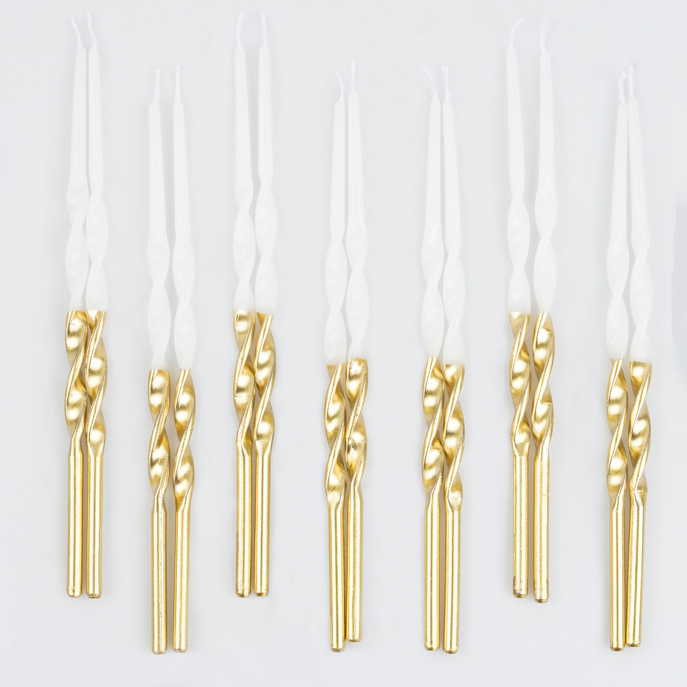 Our gold twisted candles look amazing for any special  cake decoration ideas.