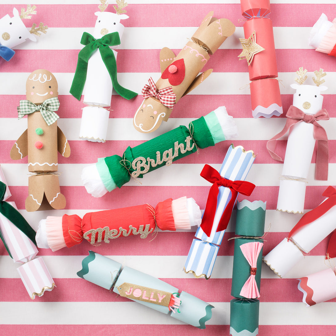 Our party crackers, with on-trend designs, are perfect for a traditional Christmas dinner.