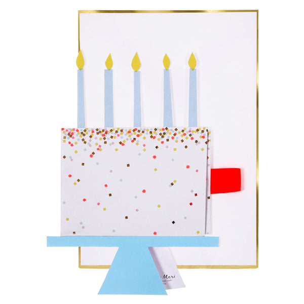 Cake Slice Stand-Up Birthday Card Image2
