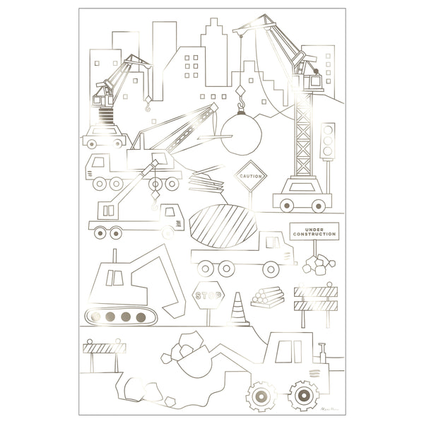 Construction Coloring Posters Image5
