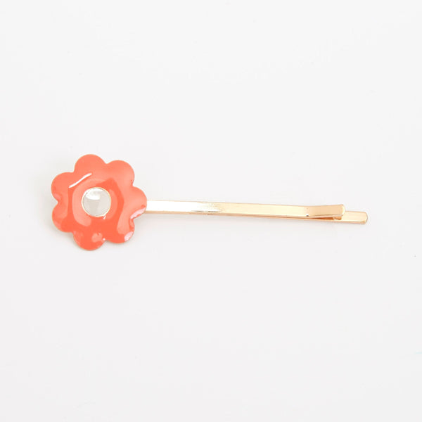 They are crafted from enamel daisies, in 6 different colors, with gold tone hair slides. Image2