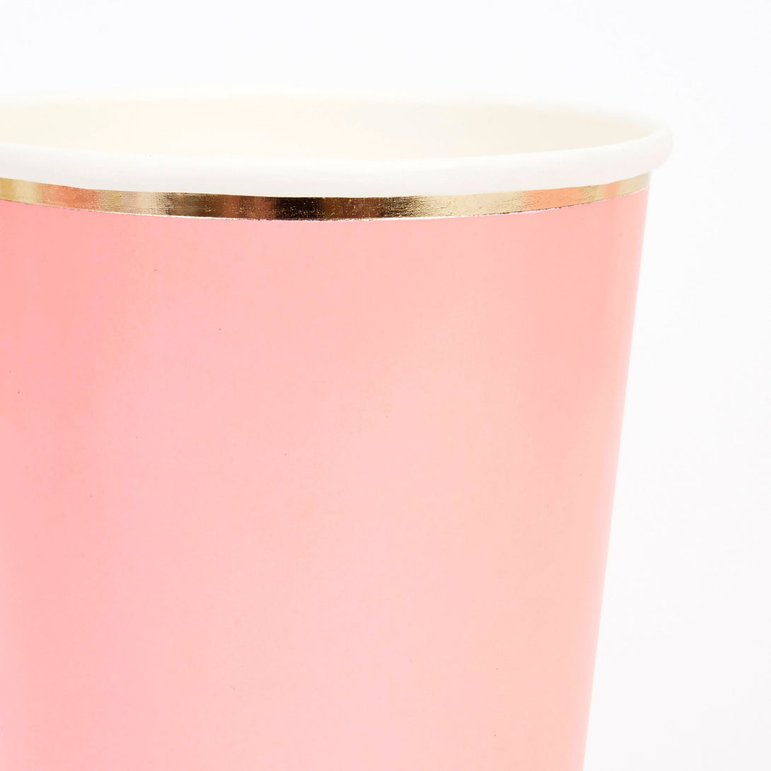 Neon Coral Tumbler Cups