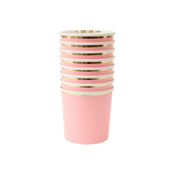 Neon Coral Tumbler Cups Image3