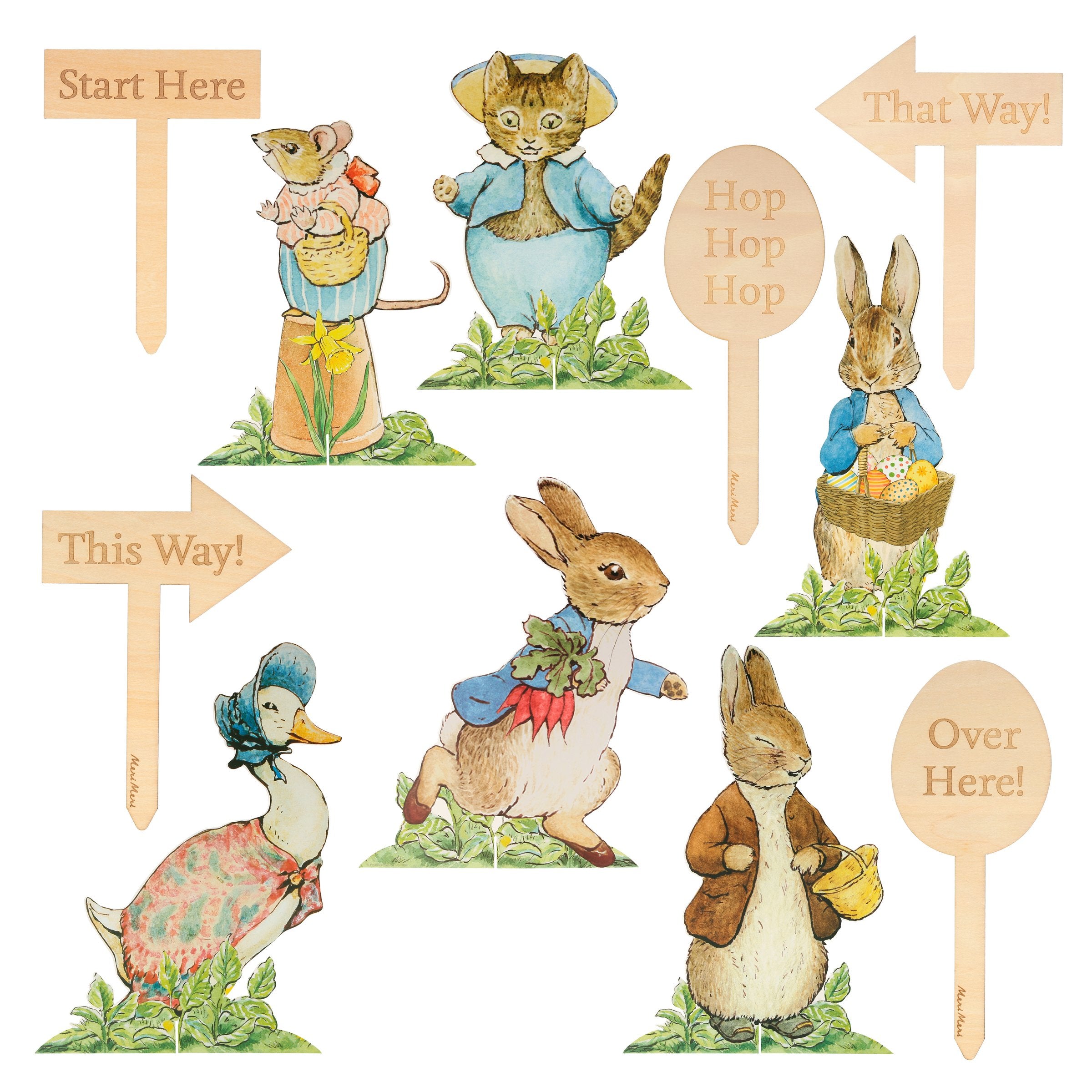Peter Rabbit Dart Peter Rabbit Chraracters Egg Hunt Kit – Meri Meri
