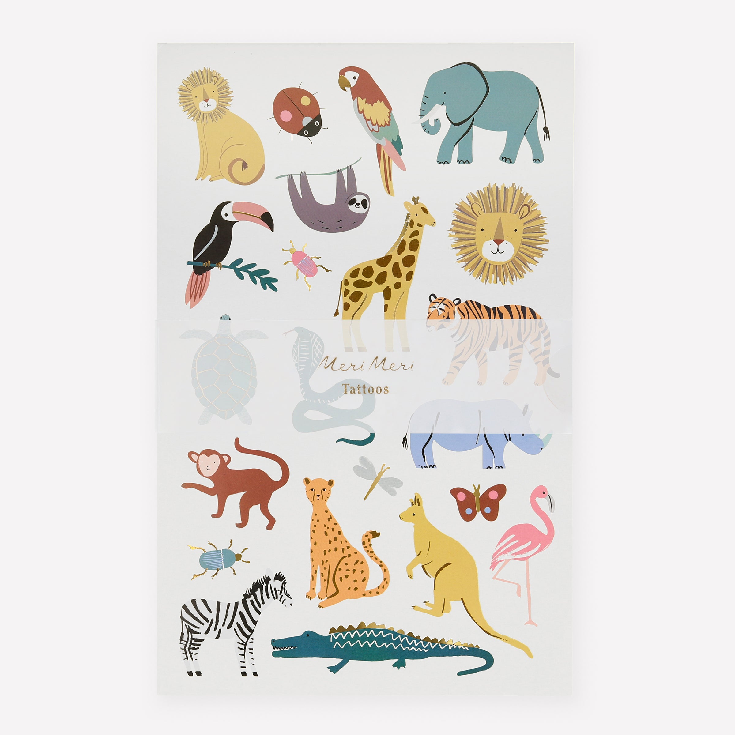 Amazon.com : 10 sheets Glitter Jungle Animal Tattoos, Zoo Safari Animal  Tattoos, Cute Dog Cat Tiger Dragon Tattoos, Animal Birthday Party Favors  Supplies Decorations, Animal Figure Plush Toys Stickers Gifts : Beauty