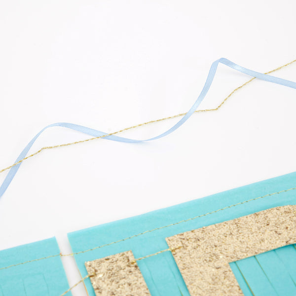 Rainbow Happy Birthday Fringe Garland Image4