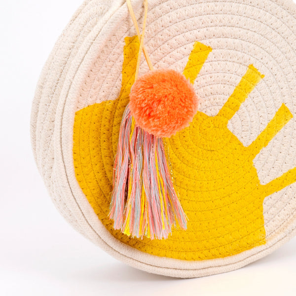Sun Woven Cotton Rope Bag Image2