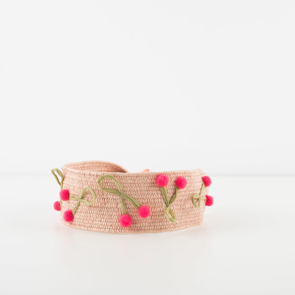Raffia Headband Cherries Image4