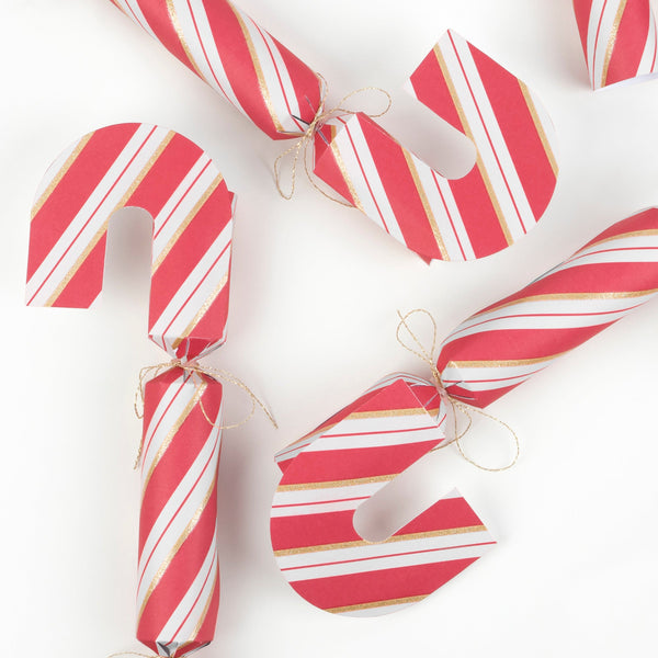 Our fun Christmas crackers, designed as candy cane decorations, make wonderful Christmas crackers for kids. Image4