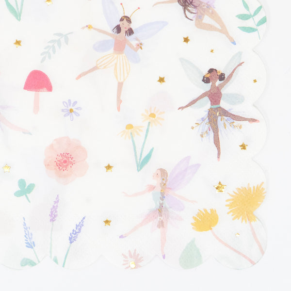 Our fairy napkins will make your fairy party or princess party look fantastic. Image2