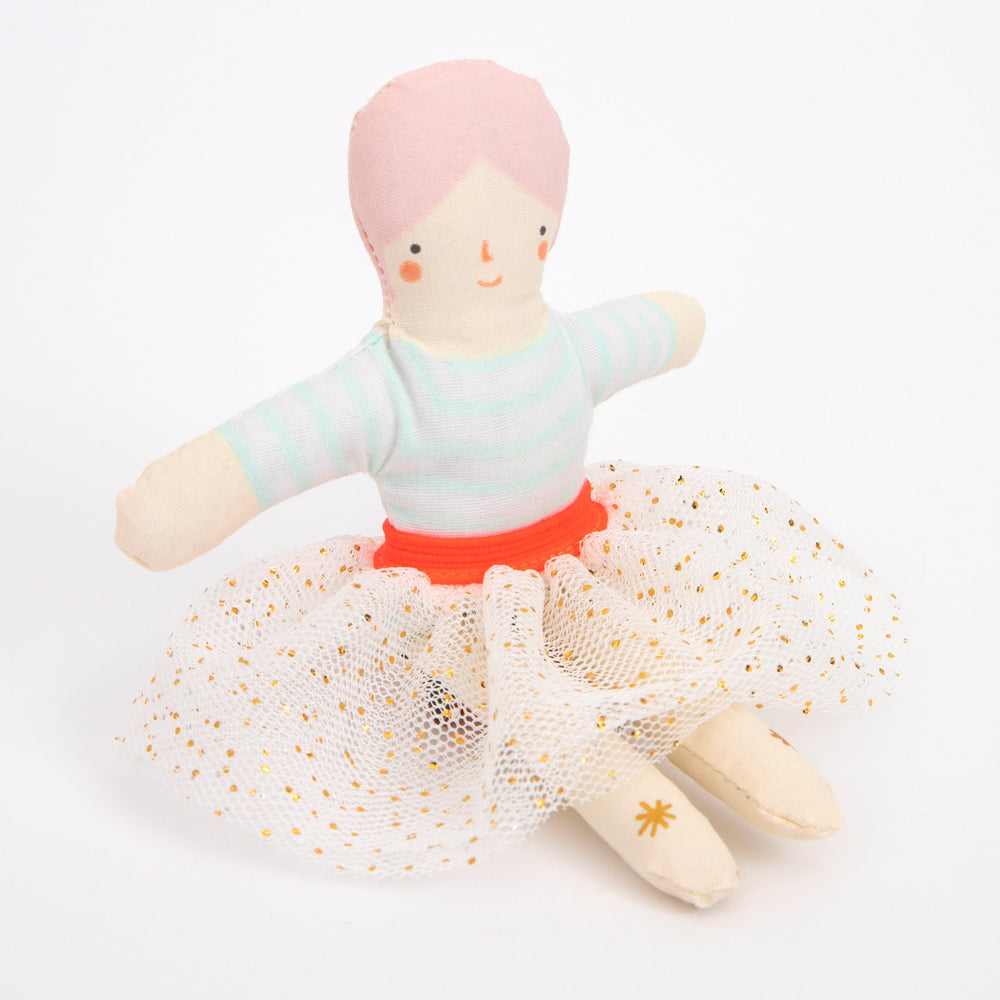 Matilda doll in her sparkly tulle skirt