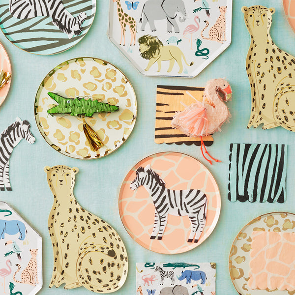 If you're looking for safari party decoration ideas then our zebra napkins are perfect. Image3