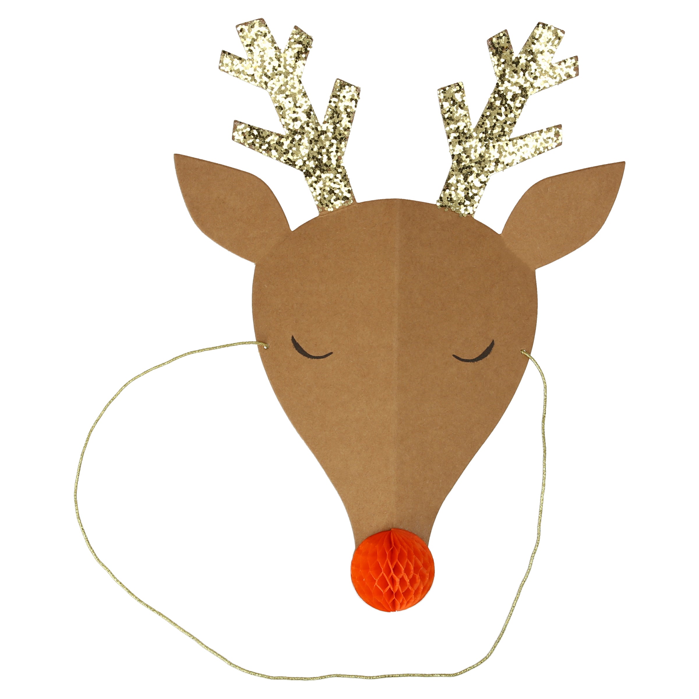 Our reindeer hats make excellent party hats for kids, and fun party hats for adults.