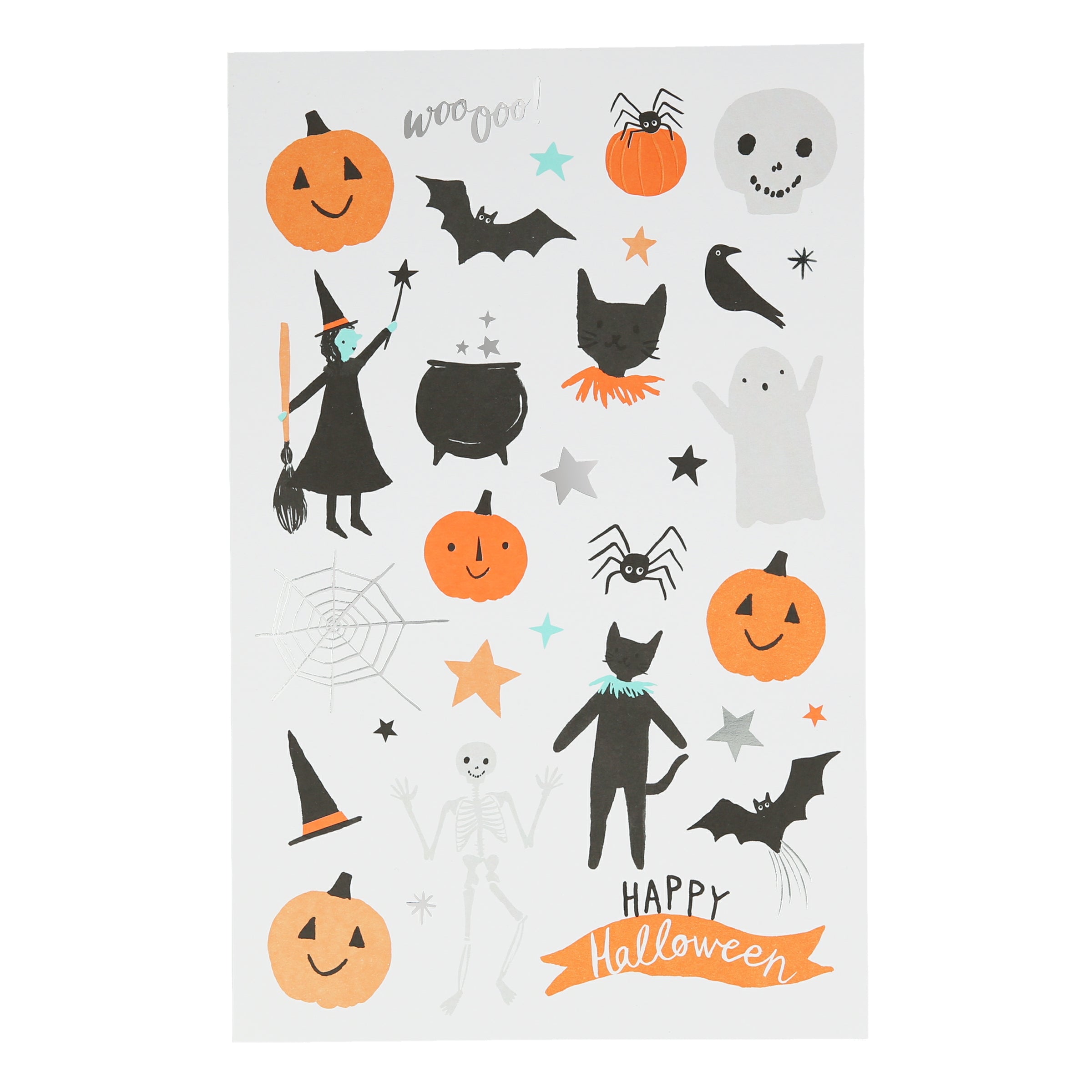 Our temporary tattoos, with Halloween characters, are perfect to add to your Halloween party supplies.