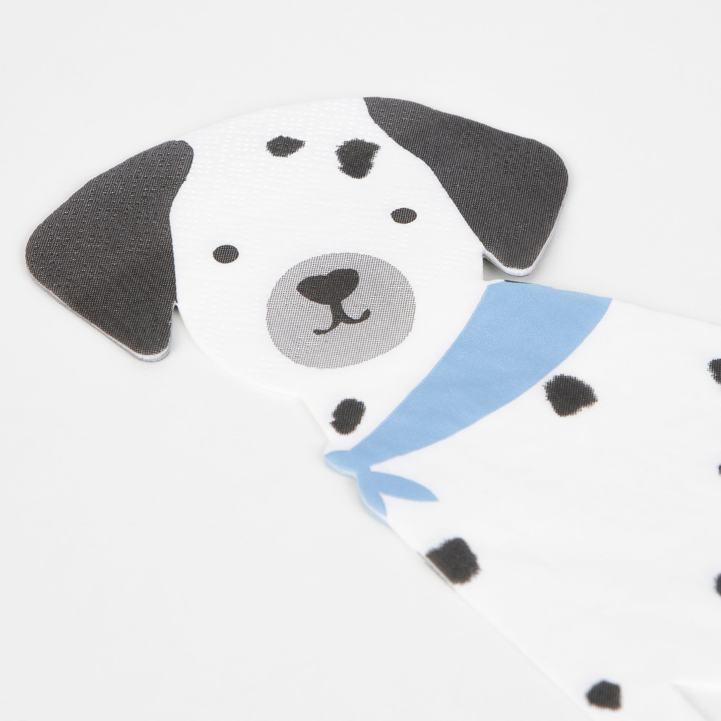 Our party napkins, in the shape of a pup, are ideal for a dog themed birthday party.