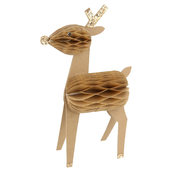 Our honeycomb Christmas table decorations include Christmas trees, Santa, reindeer and a snowman. Image9