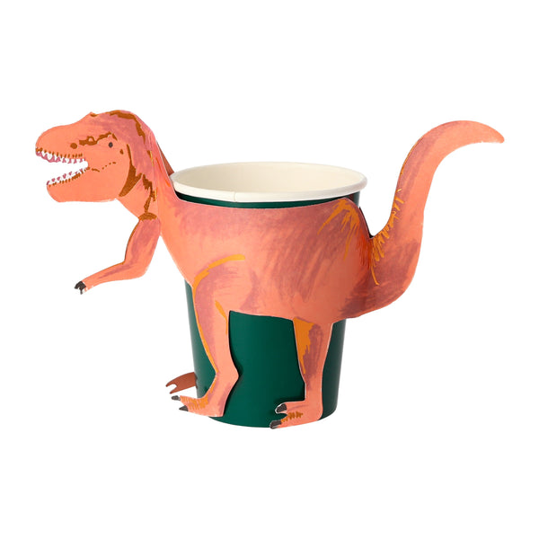 Get all the dinosaur party supplies you need for 8 guests in one box. Image1