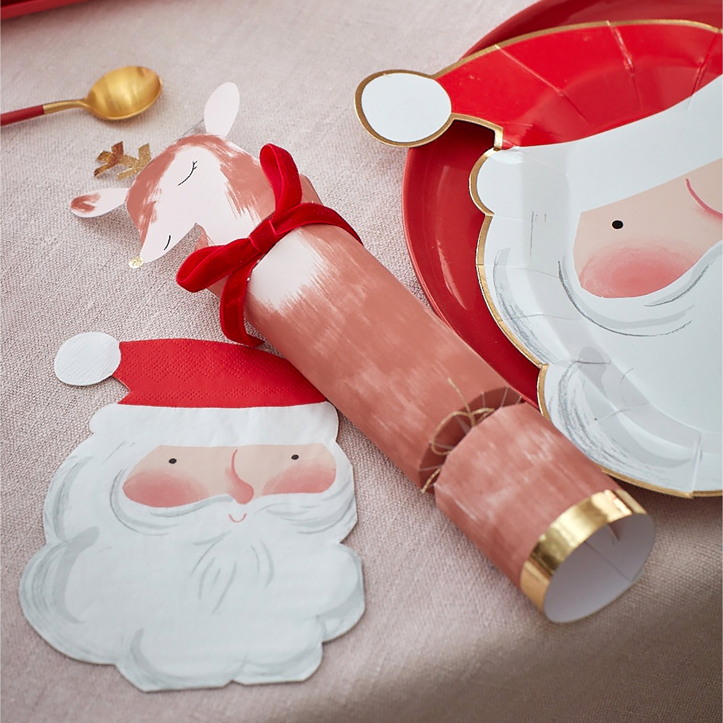 Large Santa Reindeer Christmas Crackers Meri Meri Christmas