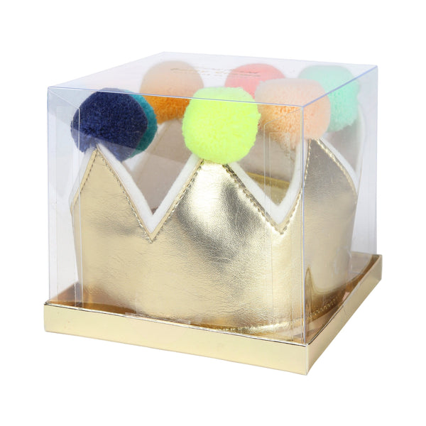 Gold Pompom Crown Image5