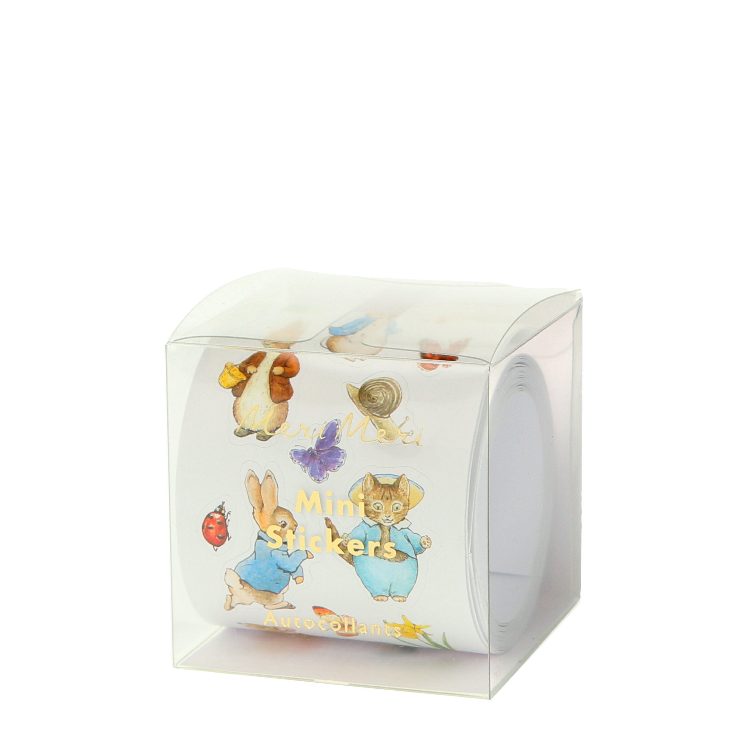 The 306 stickers come in an easy-to-use roll, with 17 delightful Peter Rabbit and friends designs.