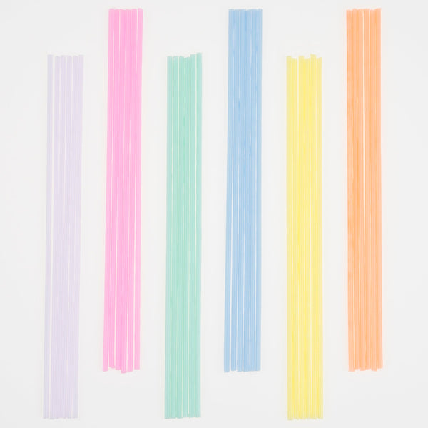 Our long, skinny candles are perfect for birthday cakes and baby shower cakes. Image3