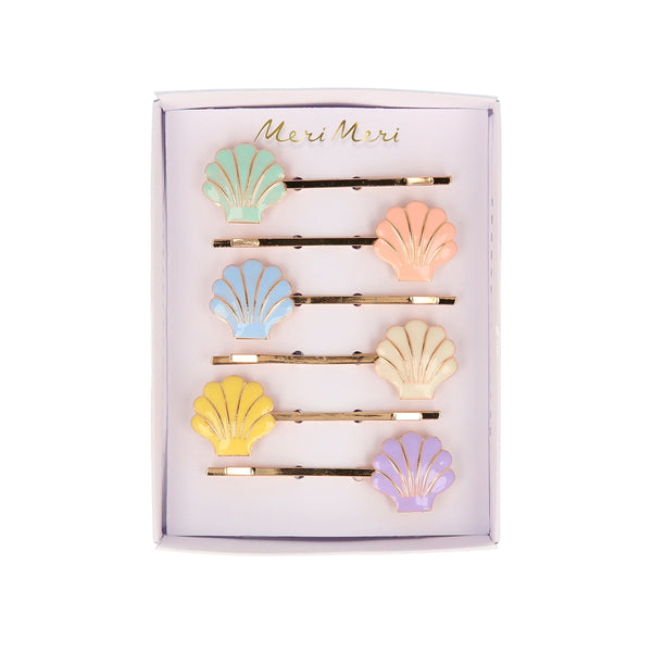 Enamel Shell Hair Slides Image4