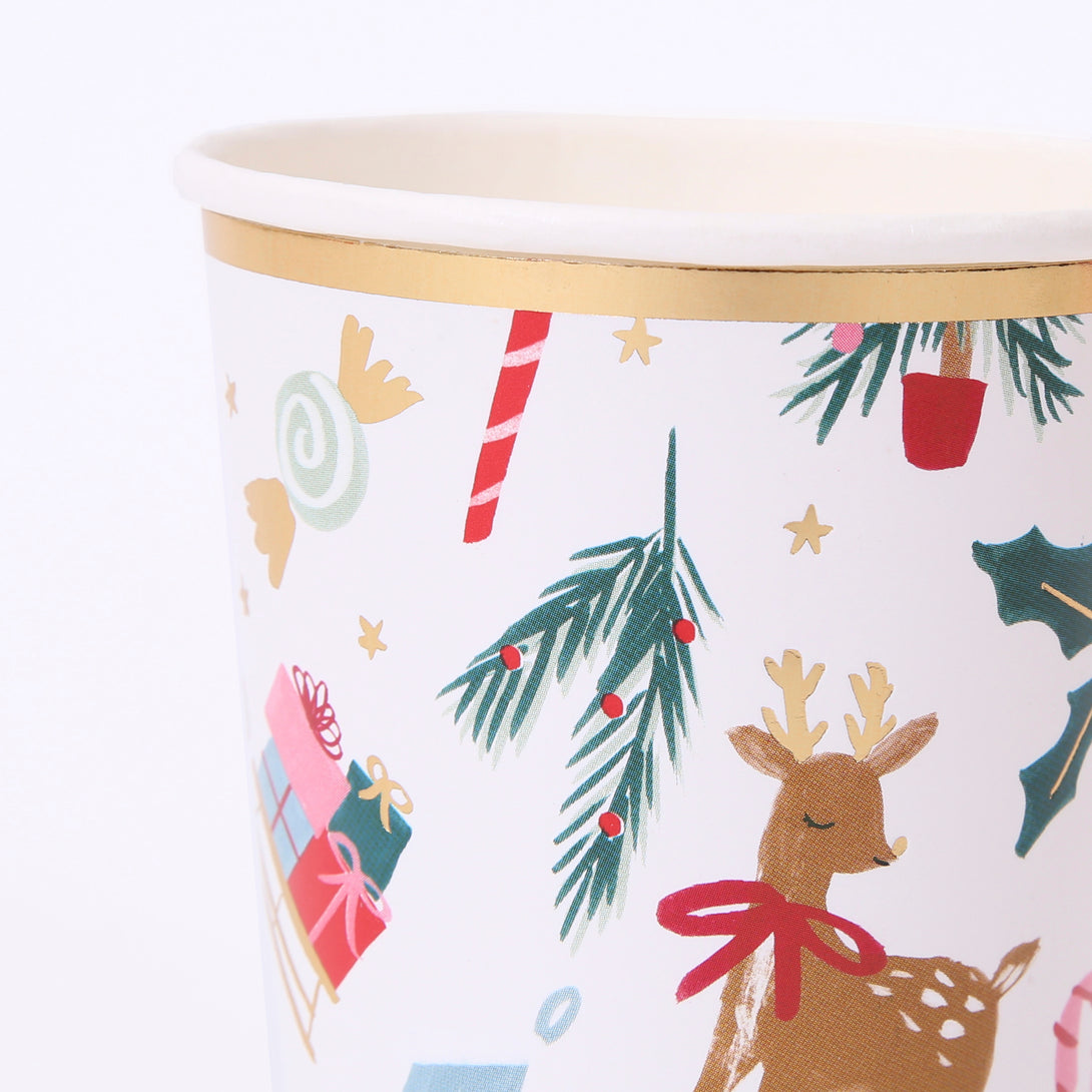 Festive Motif Cups