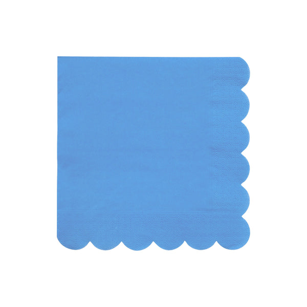 Bright Blue Large Napkins