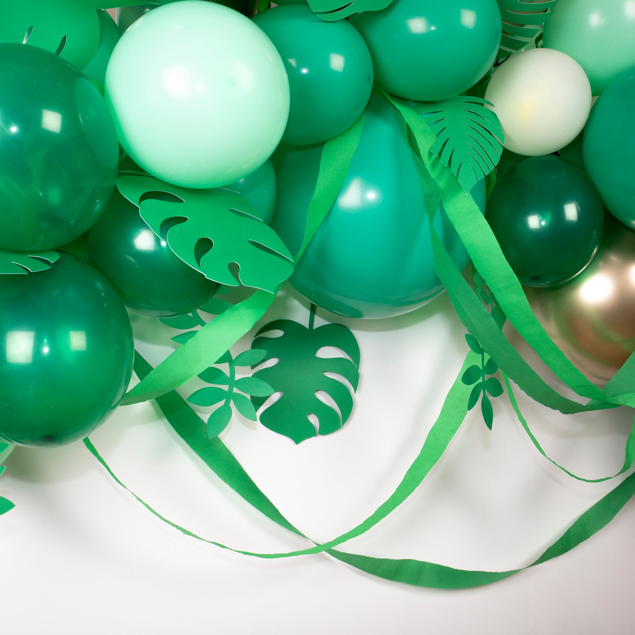 Leafy Green Balloon Arch