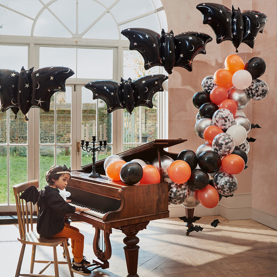 Sparkle Bat Foil Balloons