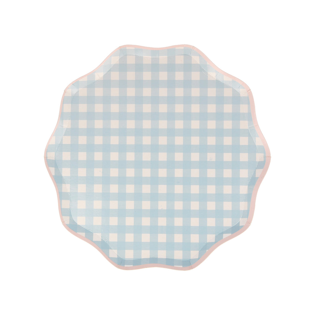 Our gingham plates come in four pastel shades, perfect for spring or summer parties.