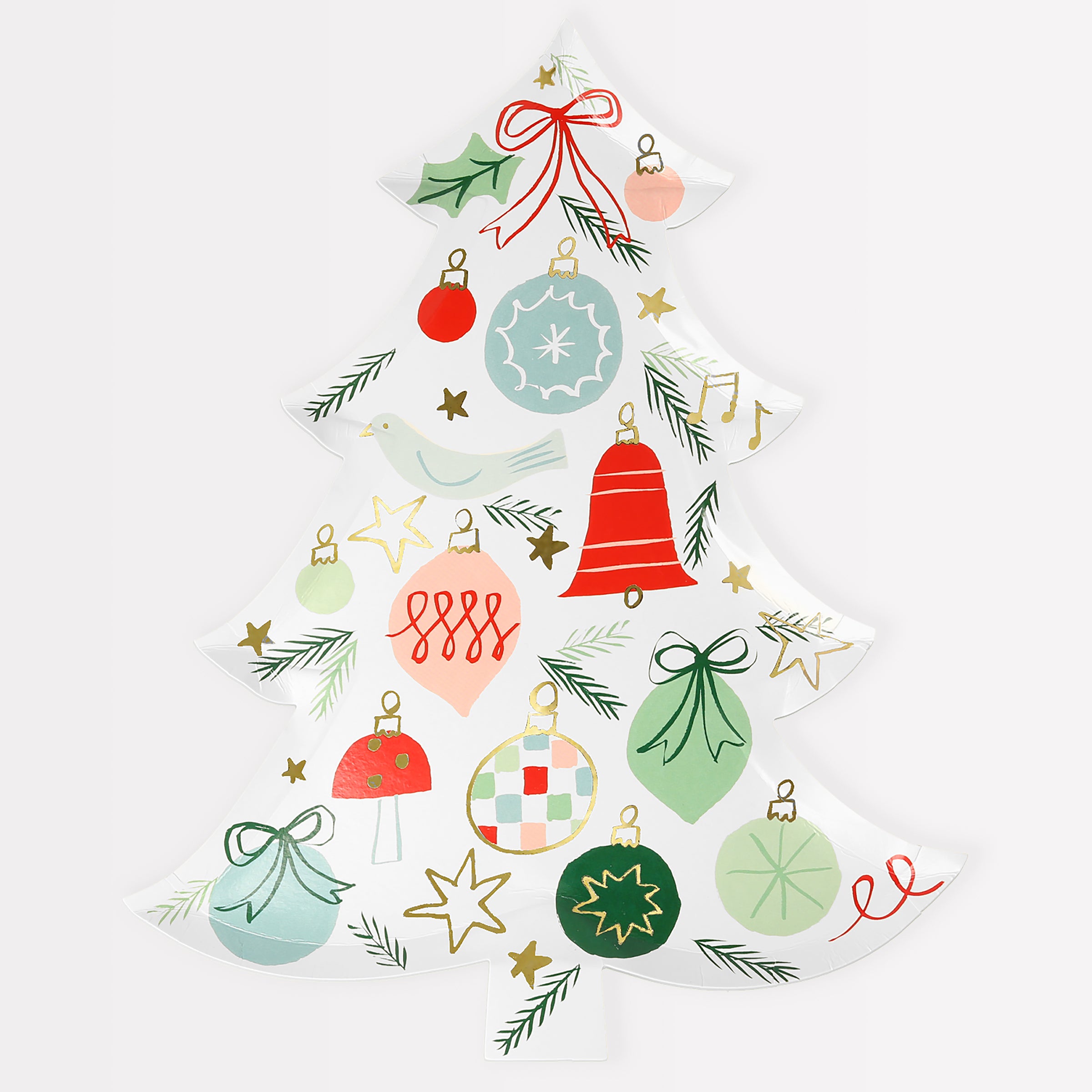 Our Christmas tree plates are a wonderful addition to any Christmas party.