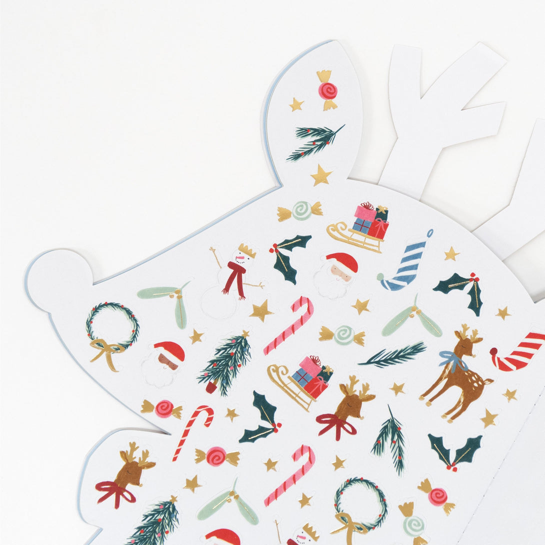 Our sticker book, in the shape of a reindeer, is a fabulous gift for creative kids.