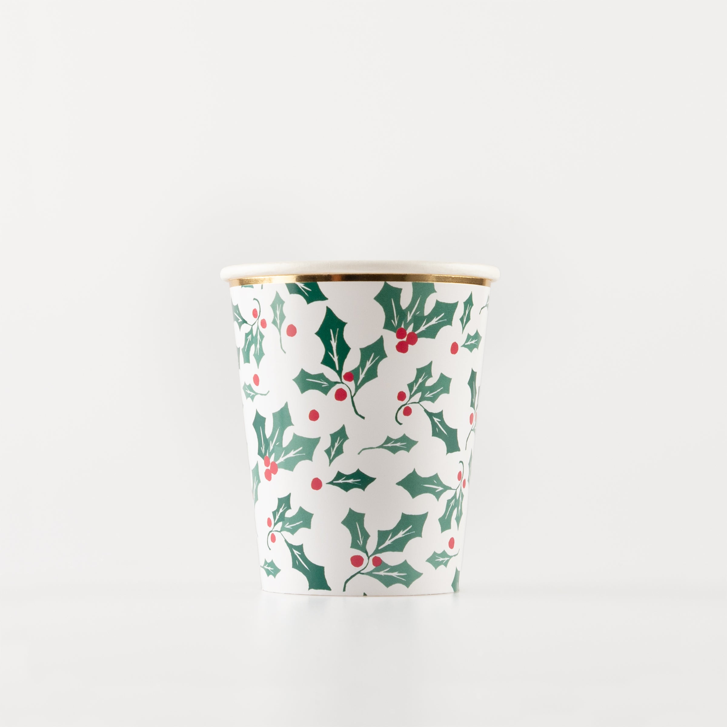Our paper cups, with a holly design, are fabulous for a Christmas party or Christmas cocktail party.