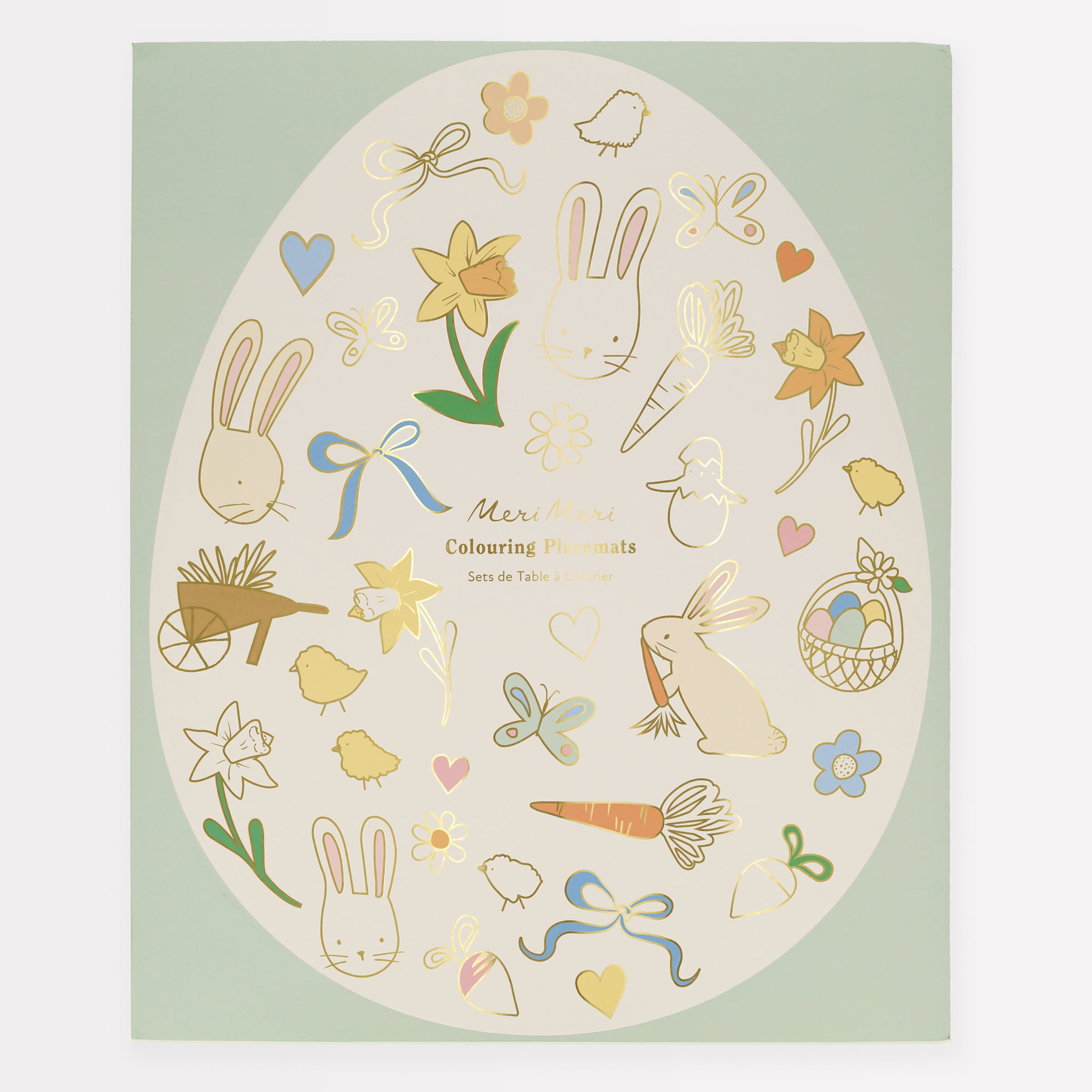 If you're looking for coloring fun for Easter, you'll love our kids placemats.